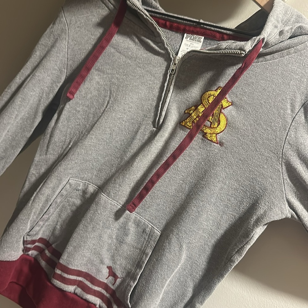 Pink Collegiate Arizona State University ASU branded Sweatshirt